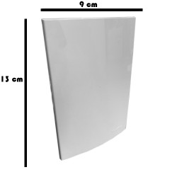 Placas cegas para tomada e Suportes 4×2” Branco Margirius